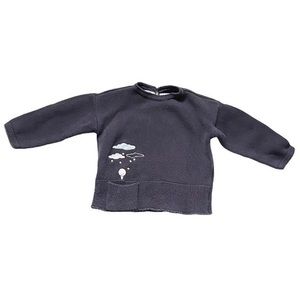 Zara knit sweater with front pocket 12-18M